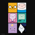 Adult Swim Adventure Time Character Tiles PS4 Slim Skin