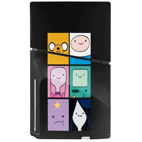 Adult Swim Adventure Time Character Tiles PS5 Slim Disk Bundle Skin