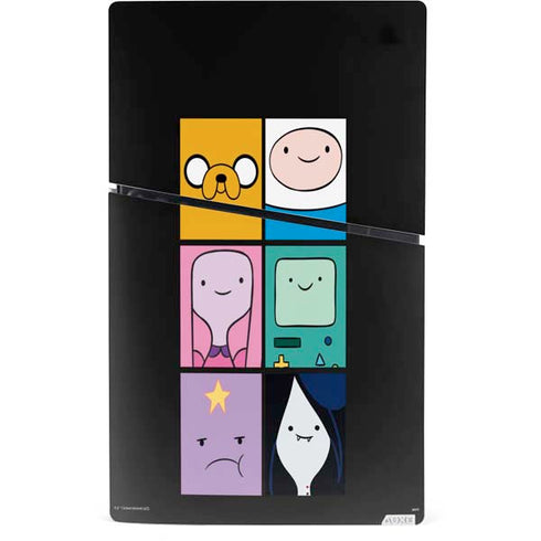 Adult Swim Adventure Time Character Tiles PS5 Slim Digital Edition Bundle Skin