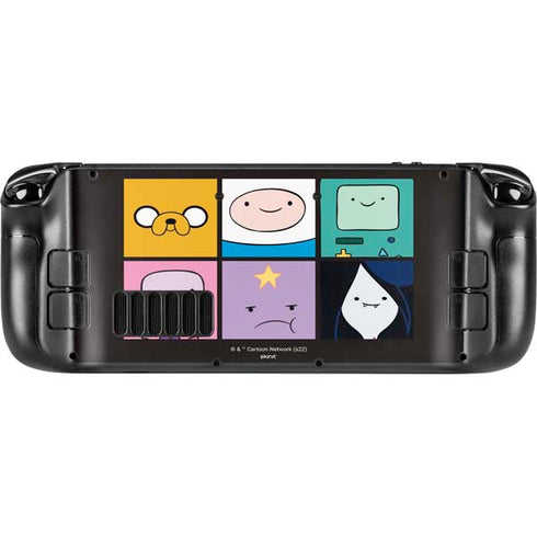 Adult Swim Adventure Time Character Tiles Steam Deck Handheld Gaming Computer Skin