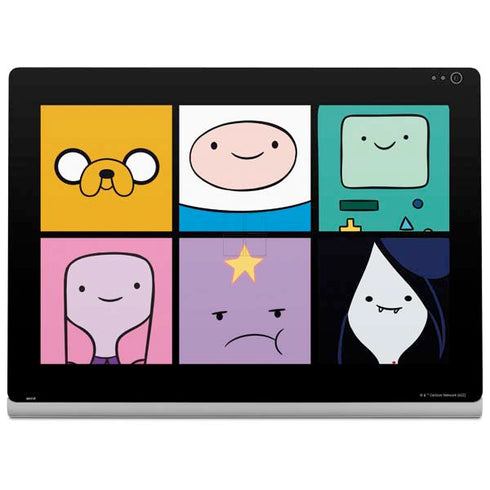 Adult Swim Adventure Time Character Tiles Surface Book 2 13.5in Skin