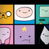 Adult Swim Adventure Time Character Tiles Surface Book 2 13.5in Skin