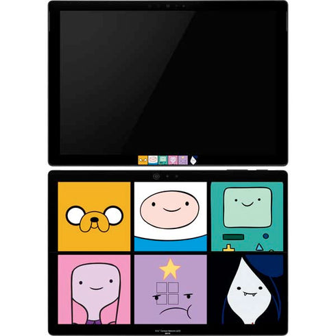 Adult Swim Adventure Time Character Tiles Surface Pro 6 Skin