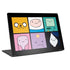 Adult Swim Adventure Time Character Tiles Universal Laptop 16.6in (13.4 x 9.7in) Skin