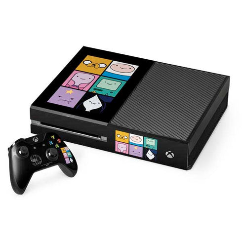 Adult Swim Adventure Time Character Tiles Xbox One Console and Controller Bundle Skin