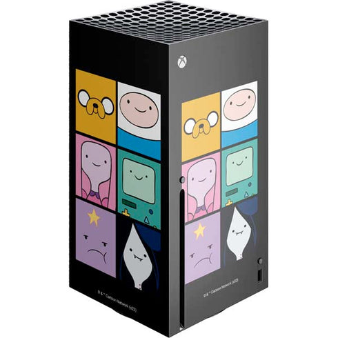 Adult Swim Adventure Time Character Tiles Xbox Series X Console Skin