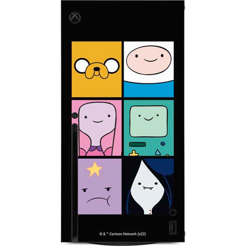 Adult Swim Adventure Time Character Tiles Xbox Series X Console Skin
