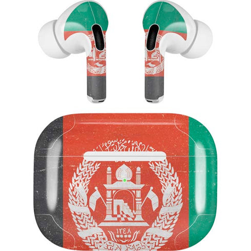 Afghanistan Flag Distressed AirPods Pro 2nd Gen Skin