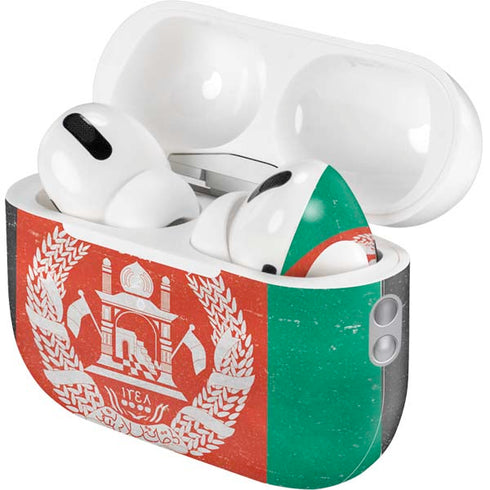 Afghanistan Flag Distressed AirPods Pro 2nd Gen Skin