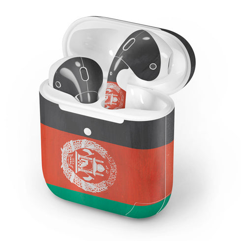 Afghanistan Flag Distressed Apple AirPods 2 Skin