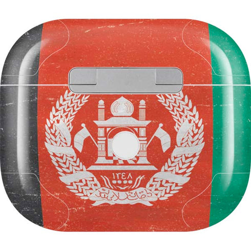 Afghanistan Flag Distressed Apple AirPods (3rd Gen 2021) Skin
