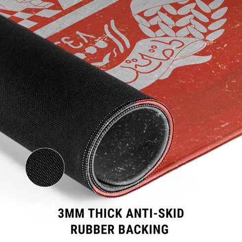 Afghanistan Flag Distressed Gaming Mouse Pad