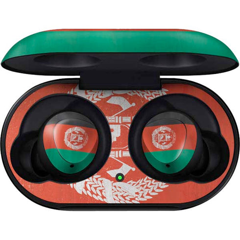 Afghanistan Flag Distressed Galaxy Buds Skin