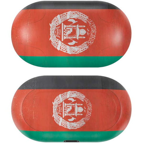 Afghanistan Flag Distressed Galaxy Buds Skin
