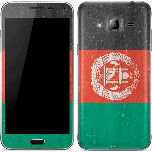 Afghanistan Flag Distressed Galaxy J3 Skin