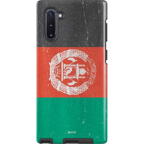 Afghanistan Flag Distressed Galaxy Note 10 Pro Case