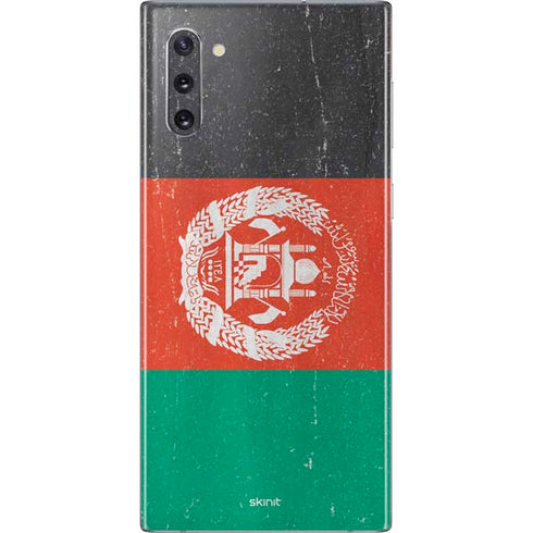 Afghanistan Flag Distressed Galaxy Note 10 Skin
