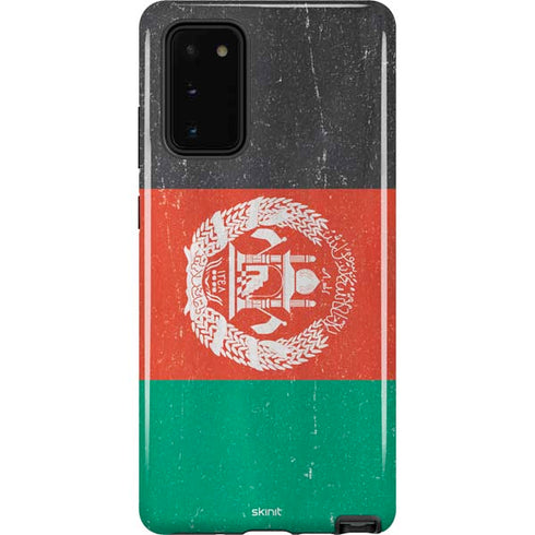 Afghanistan Flag Distressed Galaxy Note20 5G Pro Case