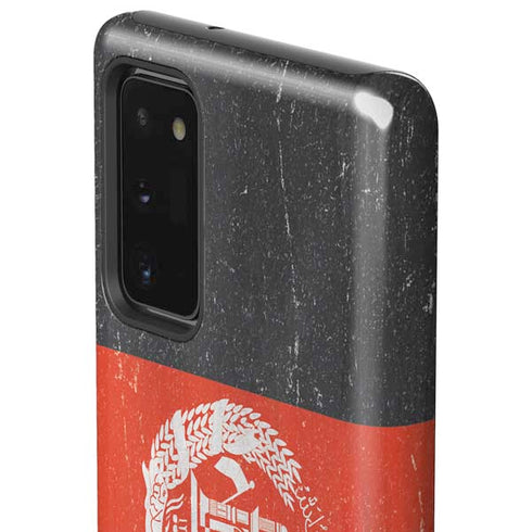 Afghanistan Flag Distressed Galaxy Note20 5G Pro Case