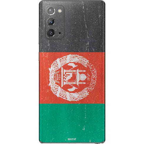 Afghanistan Flag Distressed Galaxy Note20 5G Skin