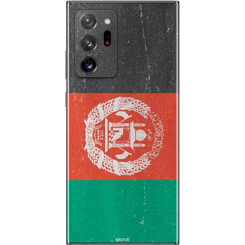 Afghanistan Flag Distressed Galaxy Note20 Ultra 5G Skin