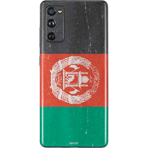 Afghanistan Flag Distressed Galaxy S20 Fan Edition Skin