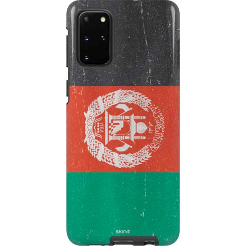 Afghanistan Flag Distressed Galaxy S20 Plus Pro Case