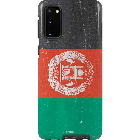 Afghanistan Flag Distressed Galaxy S20 Pro Case