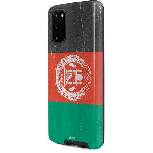 Afghanistan Flag Distressed Galaxy S20 Pro Case