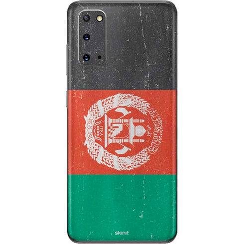 Afghanistan Flag Distressed Galaxy S20 Skin