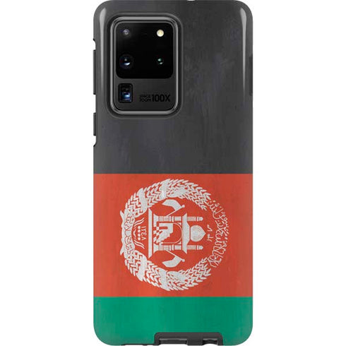 Afghanistan Flag Distressed Galaxy S20 Ultra 5G Pro Case