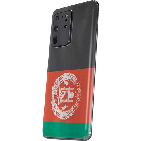 Afghanistan Flag Distressed Galaxy S20 Ultra 5G Skin