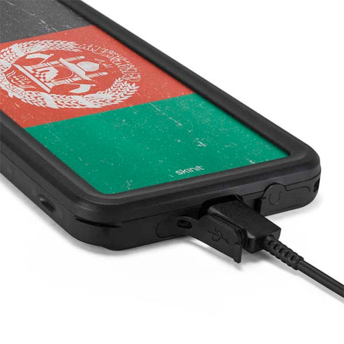 Afghanistan Flag Distressed Galaxy S20 Waterproof Case