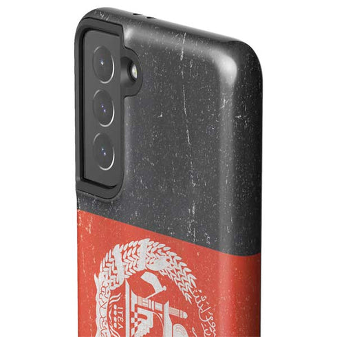 Afghanistan Flag Distressed Galaxy S21 5G Pro Case