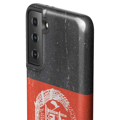 Afghanistan Flag Distressed Galaxy S21 FE Pro Case