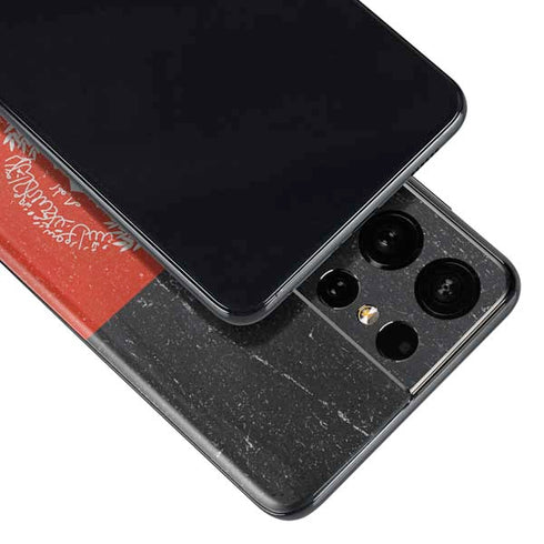 Afghanistan Flag Distressed Galaxy S21 Ultra 5G Skin
