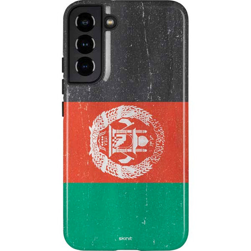 Afghanistan Flag Distressed Galaxy S22 Plus Pro Case