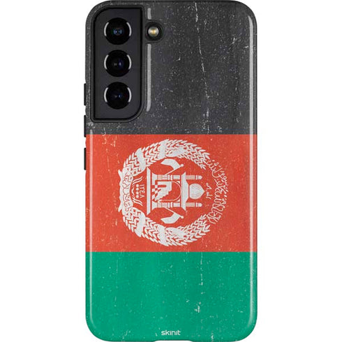 Afghanistan Flag Distressed Galaxy S22 Pro Case