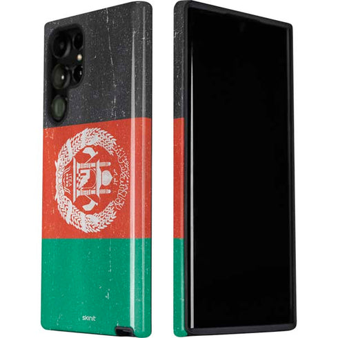 Afghanistan Flag Distressed Galaxy S22 Ultra Pro Case