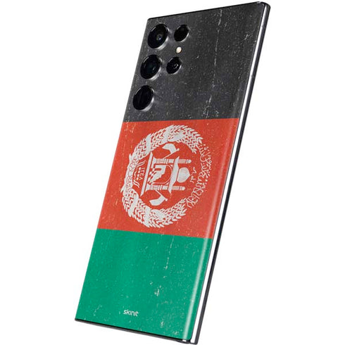 Afghanistan Flag Distressed Galaxy S22 Ultra Skin