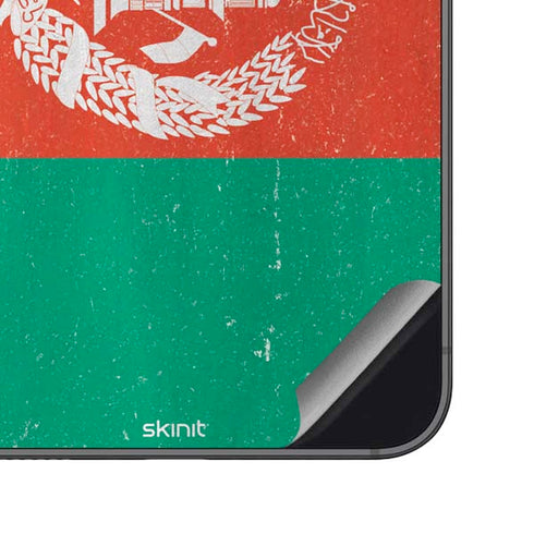 Afghanistan Flag Distressed Galaxy S23 FE Skin