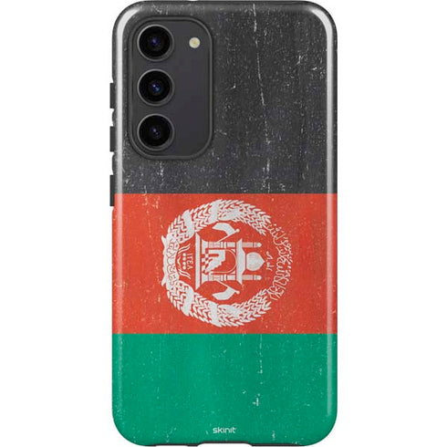 Afghanistan Flag Distressed Galaxy S23 Plus Pro Case
