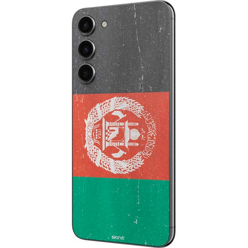 Afghanistan Flag Distressed Galaxy S23 Plus Skin