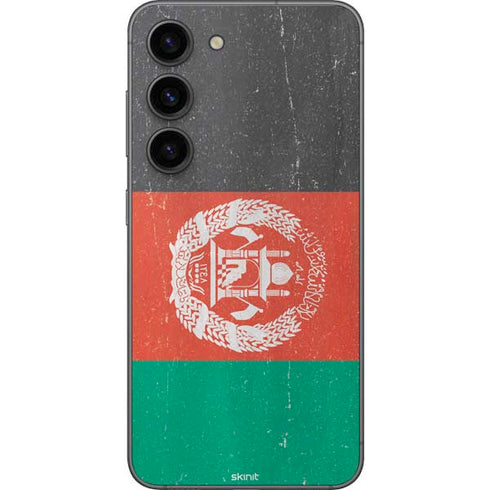 Afghanistan Flag Distressed Galaxy S23 Skin
