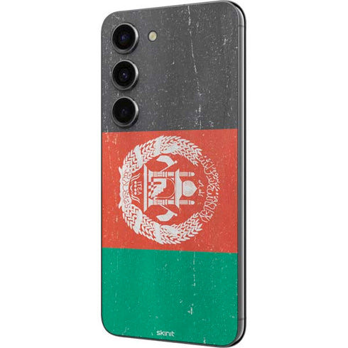 Afghanistan Flag Distressed Galaxy S23 Skin