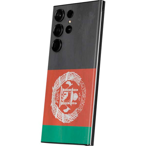 Afghanistan Flag Distressed Galaxy S23 Ultra Skin