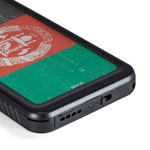 Afghanistan Flag Distressed Galaxy S23 Waterproof Case