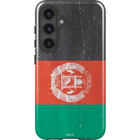 Afghanistan Flag Distressed Galaxy S24 Impact Case