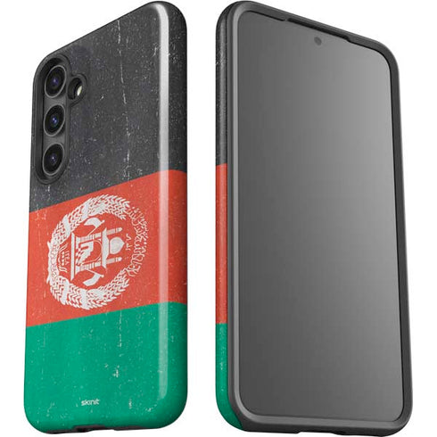 Afghanistan Flag Distressed Galaxy S24 Impact Case