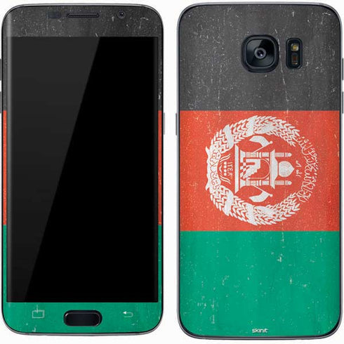 Afghanistan Flag Distressed Galaxy S7 Skin